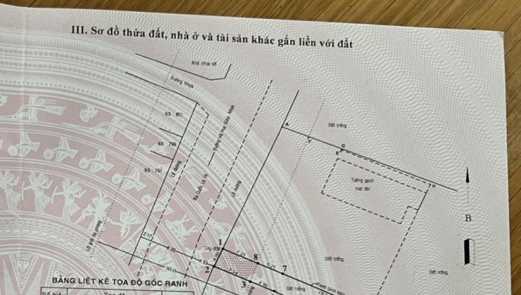 Bán đất MT Hà Huy Giáp Q12, 123.5m2, nở hậu mỏng, dài 30.86m, Đường 10m giá 9.x tỷ